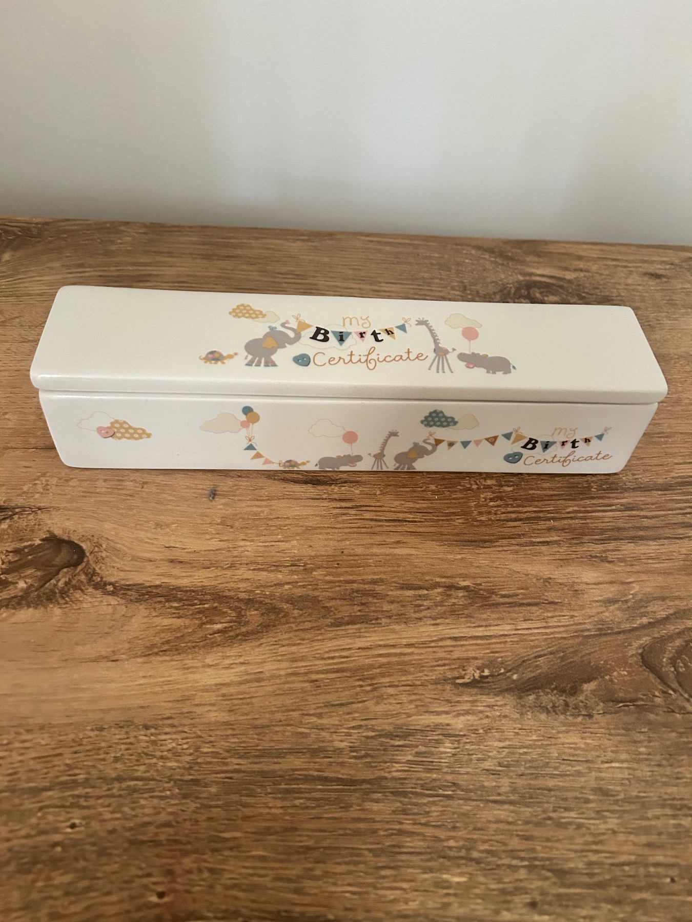 Hallmark My Birth Certificate Keepsake Ornament In Original Box Never Used 2002