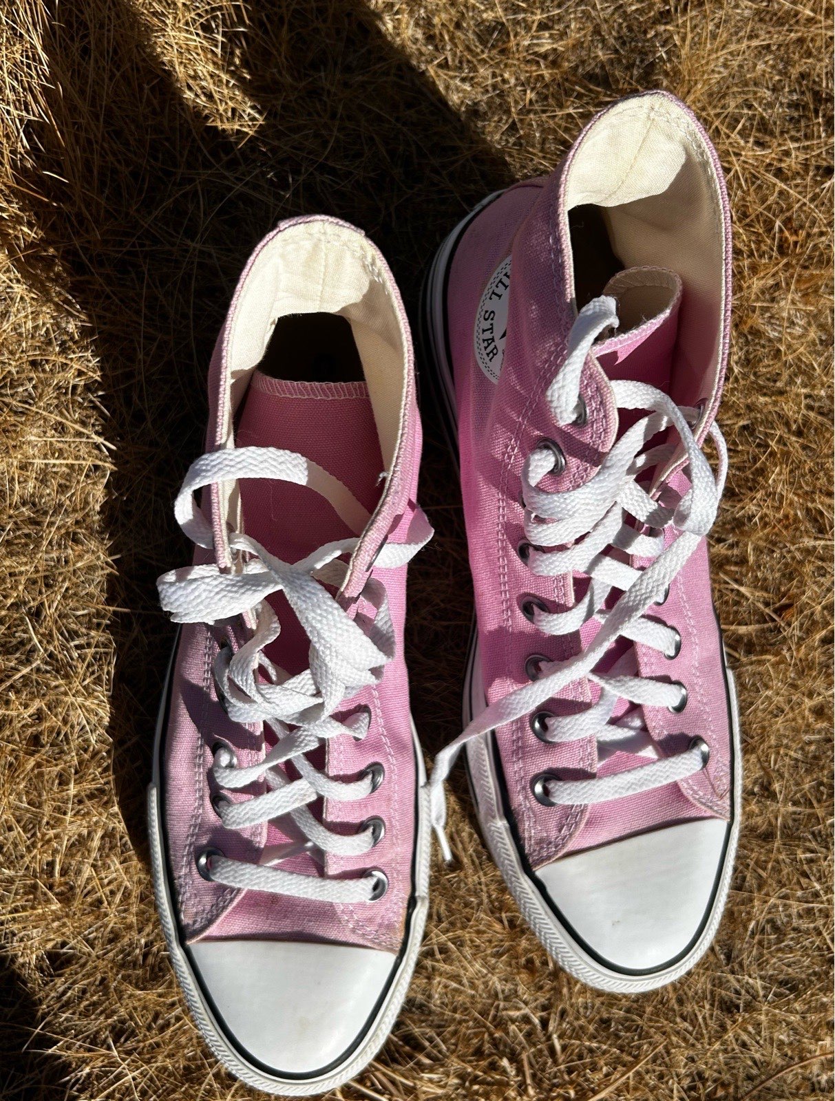 Converse All Star Move Pink Platform Sneakers - Sz 10 US / 8 UK