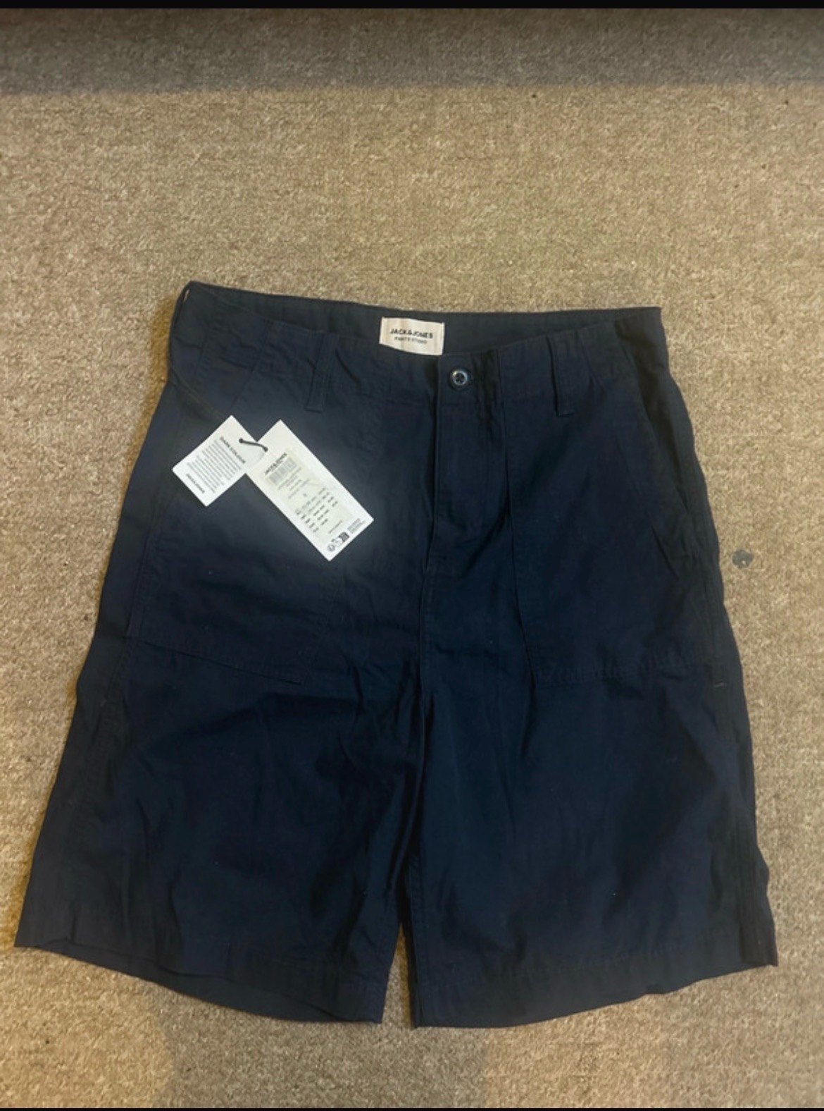 Jack and jones navy shorts small