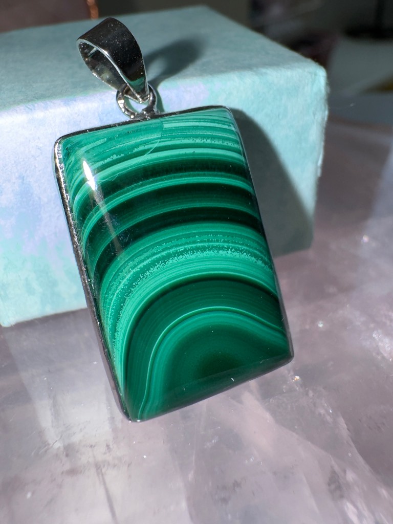 High quality Malachite pendent