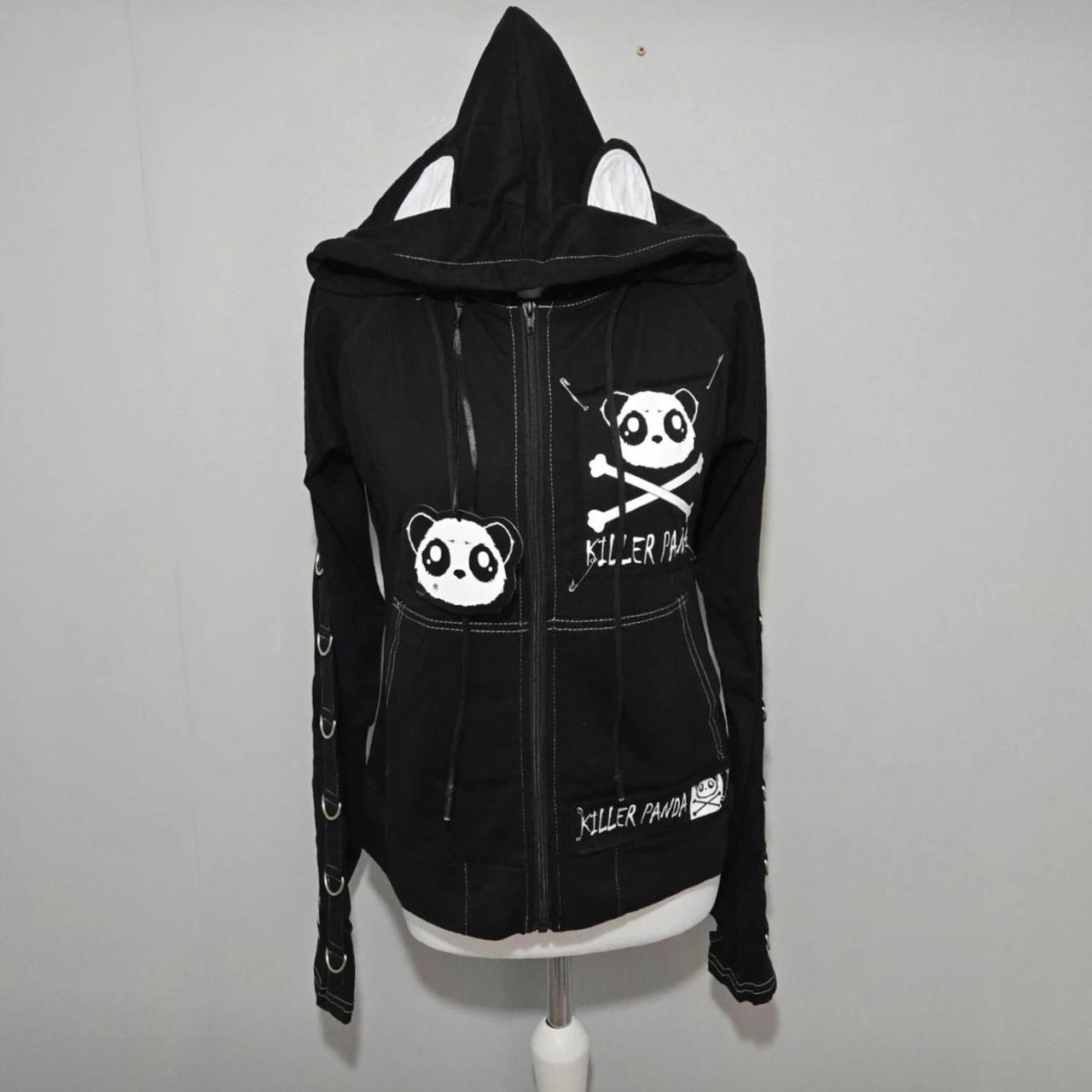 Killer Panda Void Hood Black Hoodie XXL UK 16