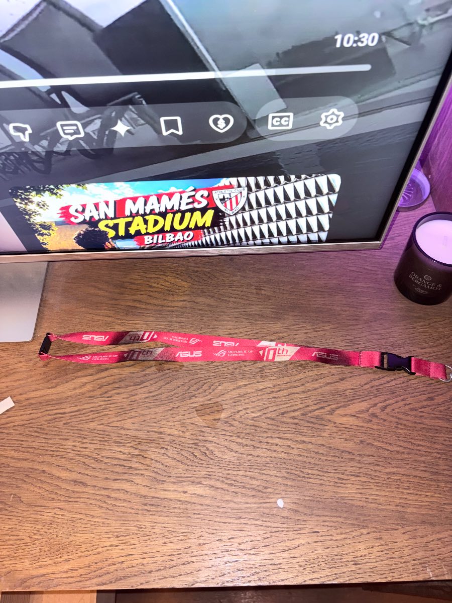 ASUS Republic of Gamers 10th Anniversary Commemorative Lanyard - Official ROG Merch