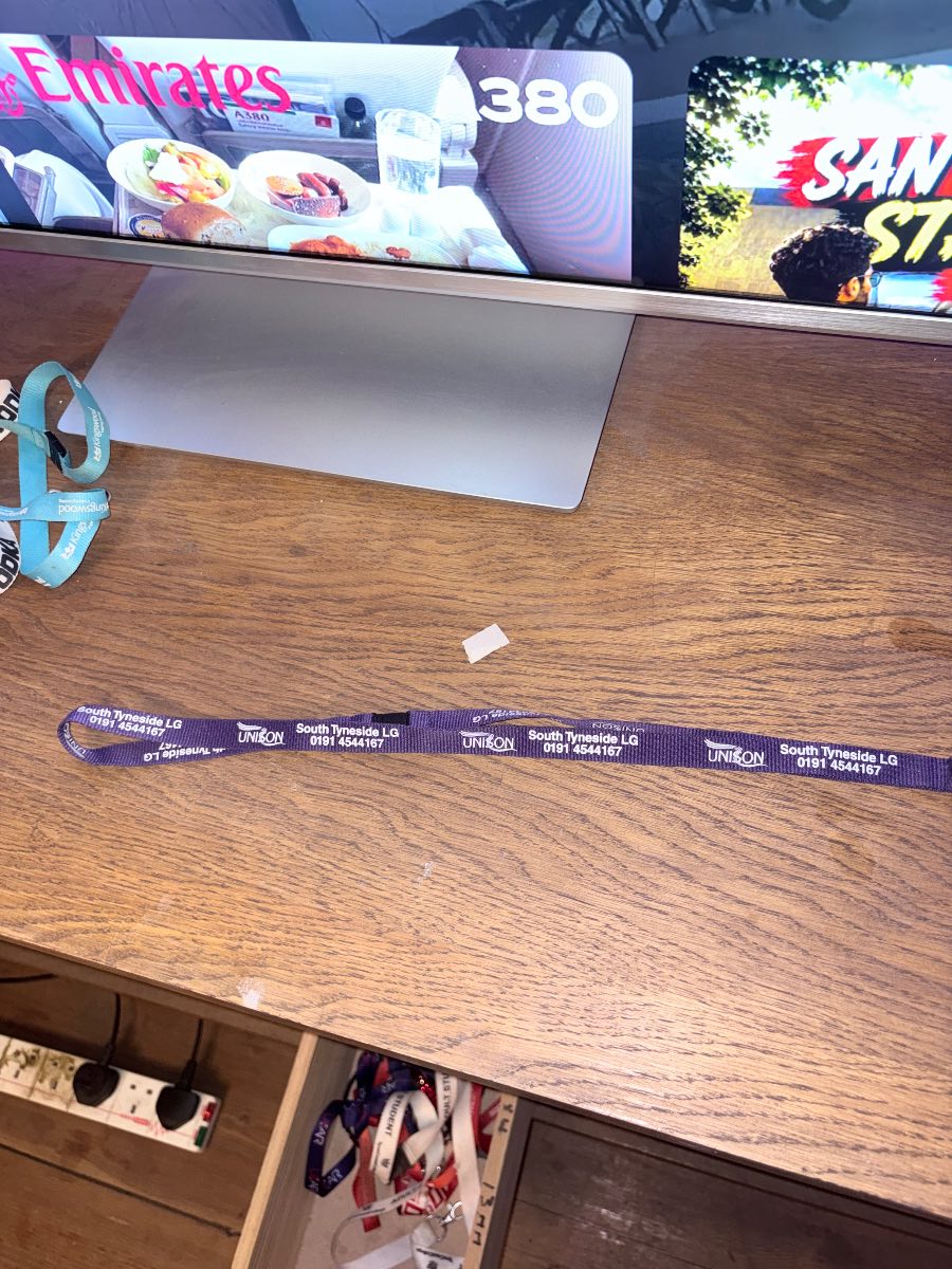 UNISON South Tyneside Local Government Branch Lanyard – purple