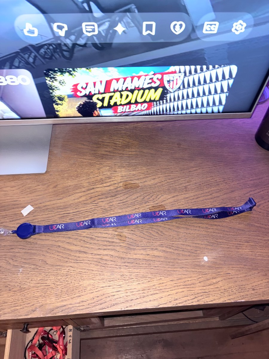 UKAR Blue Lanyard Badge Holder - Event Merchandise
