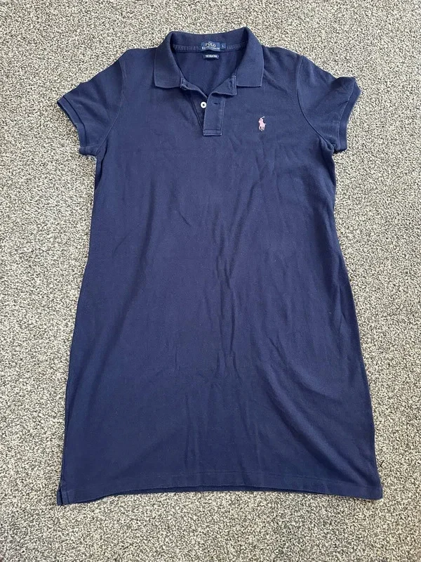Polo Ralph Lauren navy “the mesh mini” polo dress American style classic summer