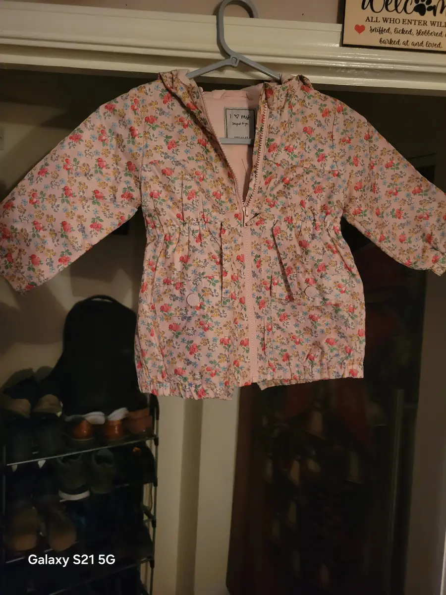 Girls Flowery coat