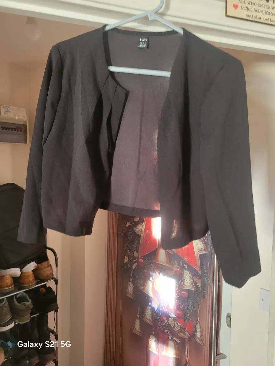 Womens black cardigan