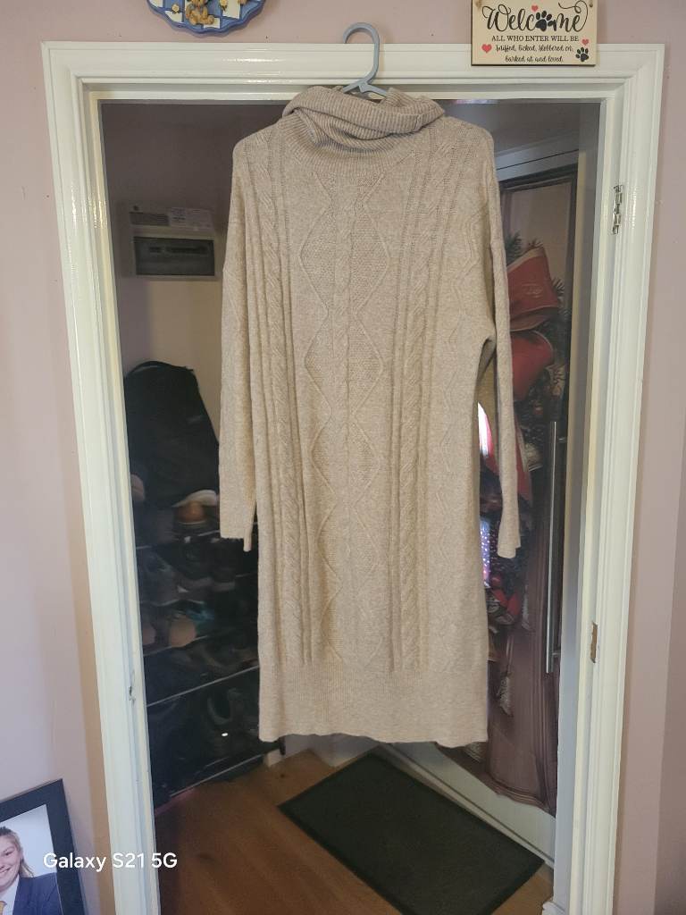 turtleneck jumper dress