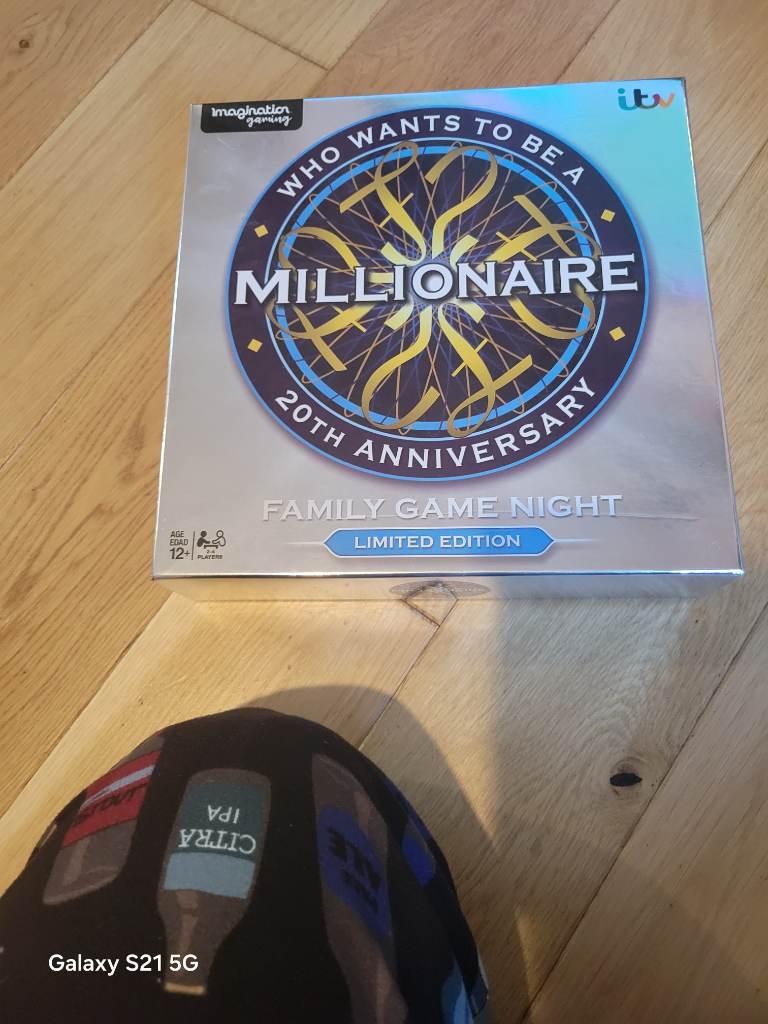 who want to be a millionaire board game