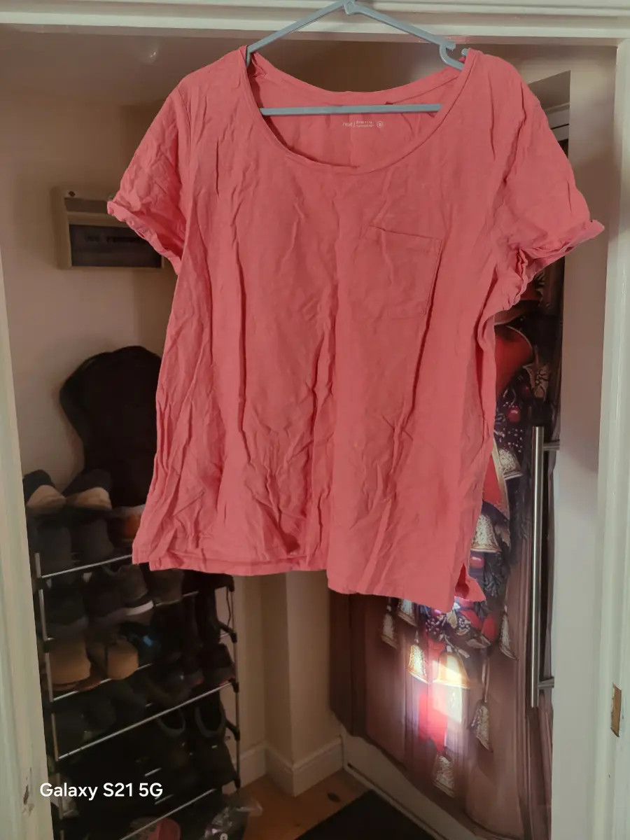 Womens plain short sleeve t shirt