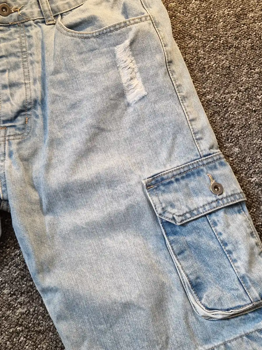 Mens Denim Shorts W30 Inspire distressed Shorts
