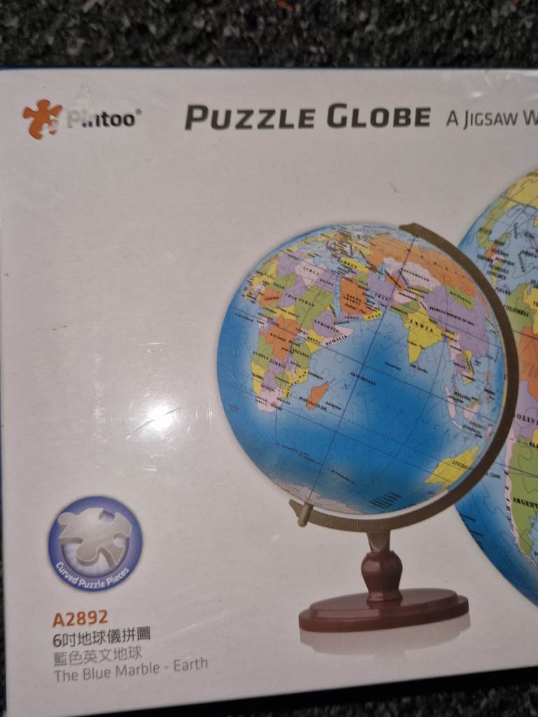 3D Earth Globe Jigsaw Puzzle 240pcs