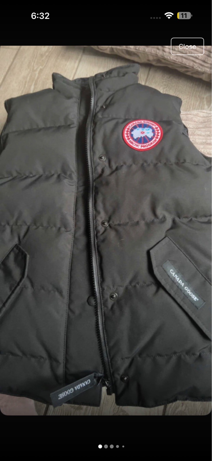 XS canada goose women’s body warmer