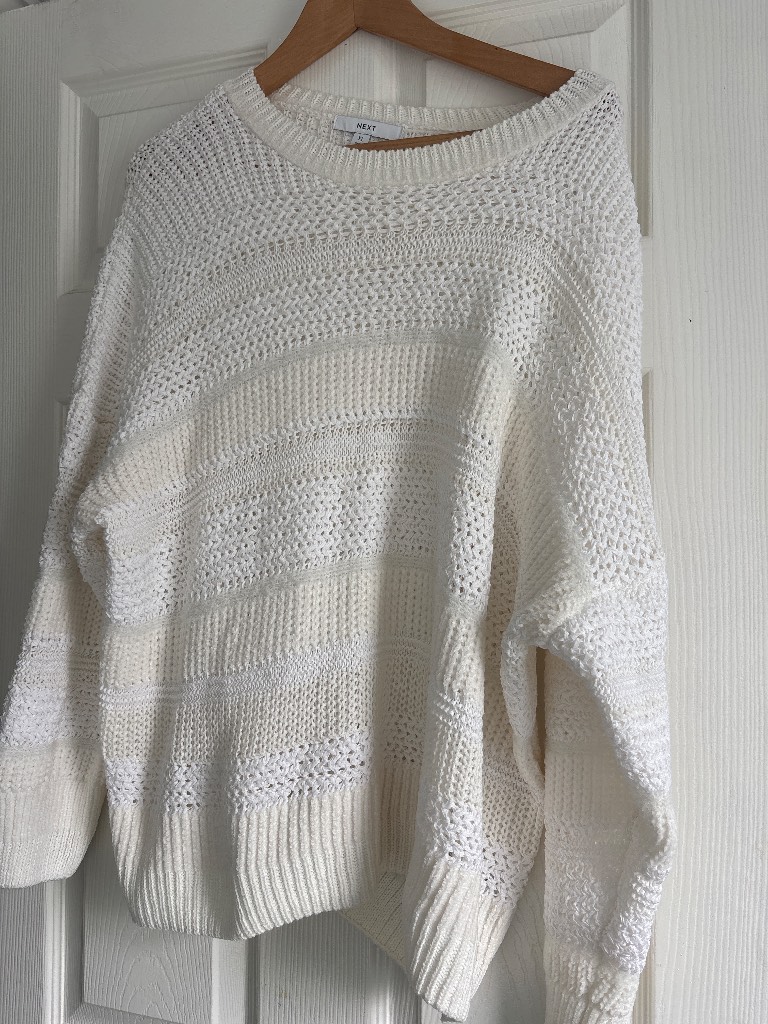 Ladies cream jumper