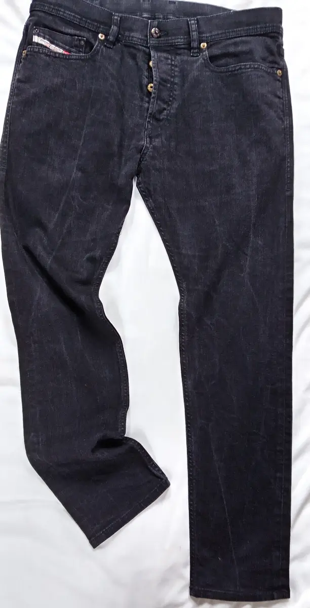 Diesel Tepphar Jeans Slim Carrot Stretch Black Size 31W  29L Mens Mans