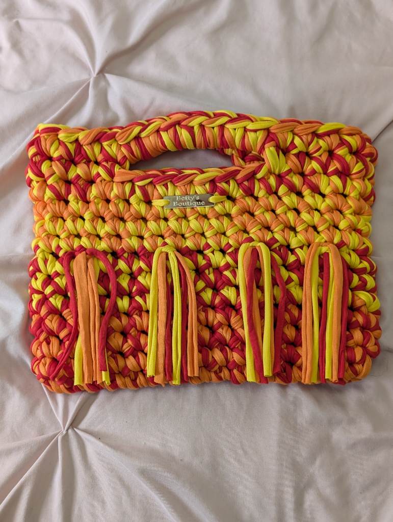Boho Style Crochet Handbag
