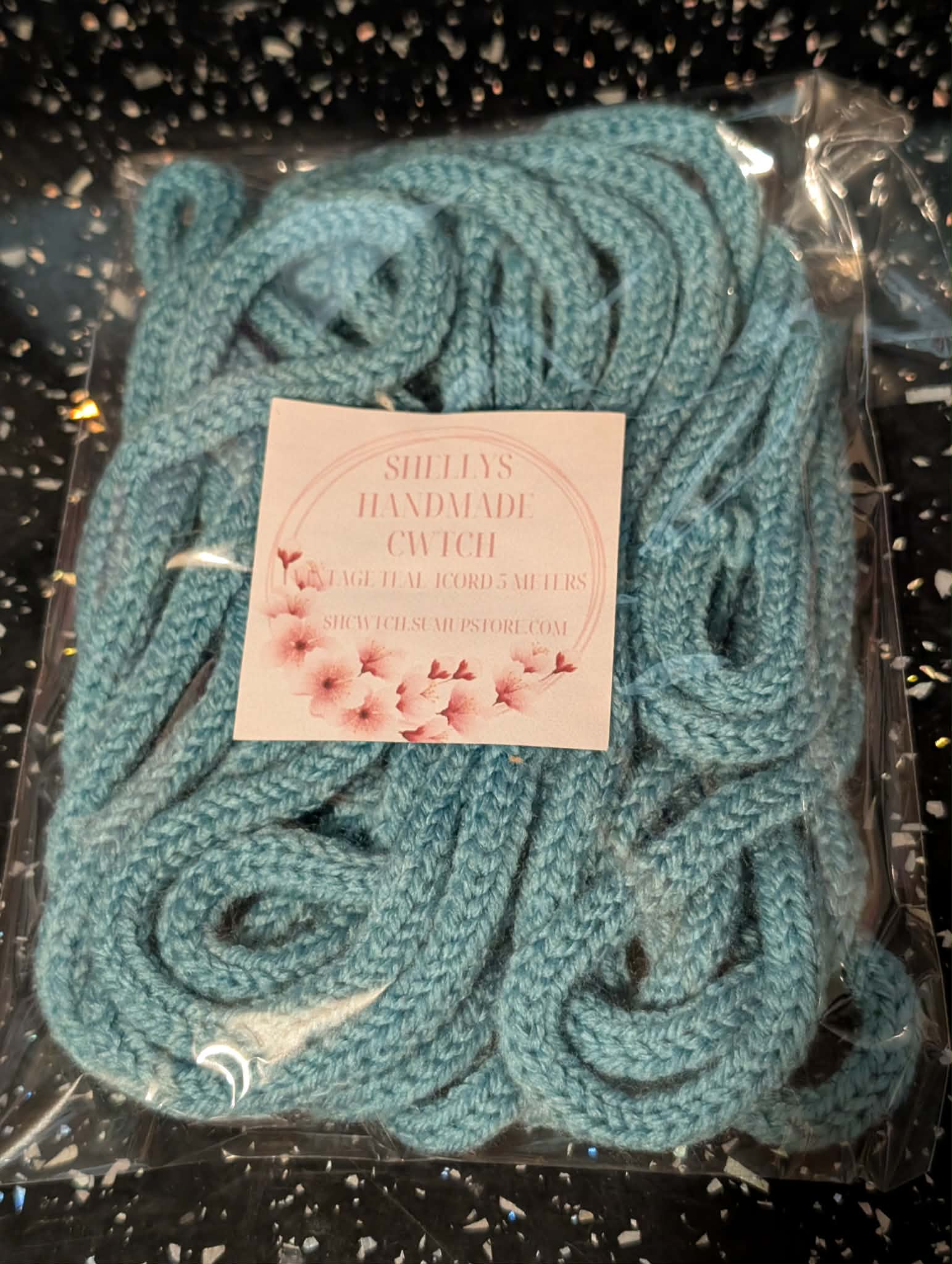 Vintage Teal Brand New 5 Meters Icord Wireart Knitting Crocheting