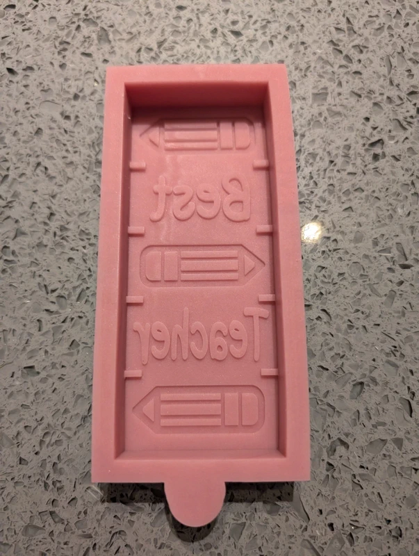 Handmade Best Teacher Wax Melt Silicone Mould Brand New