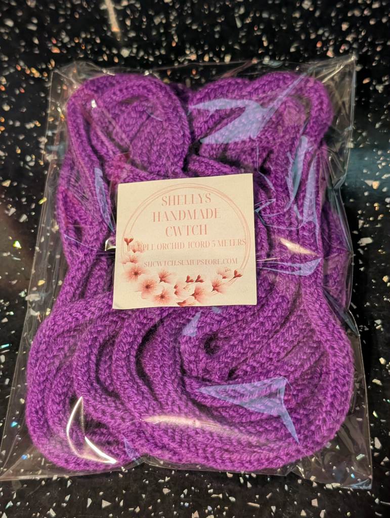 Purple Orchid 5 Meters Icord Wire Art Wool
