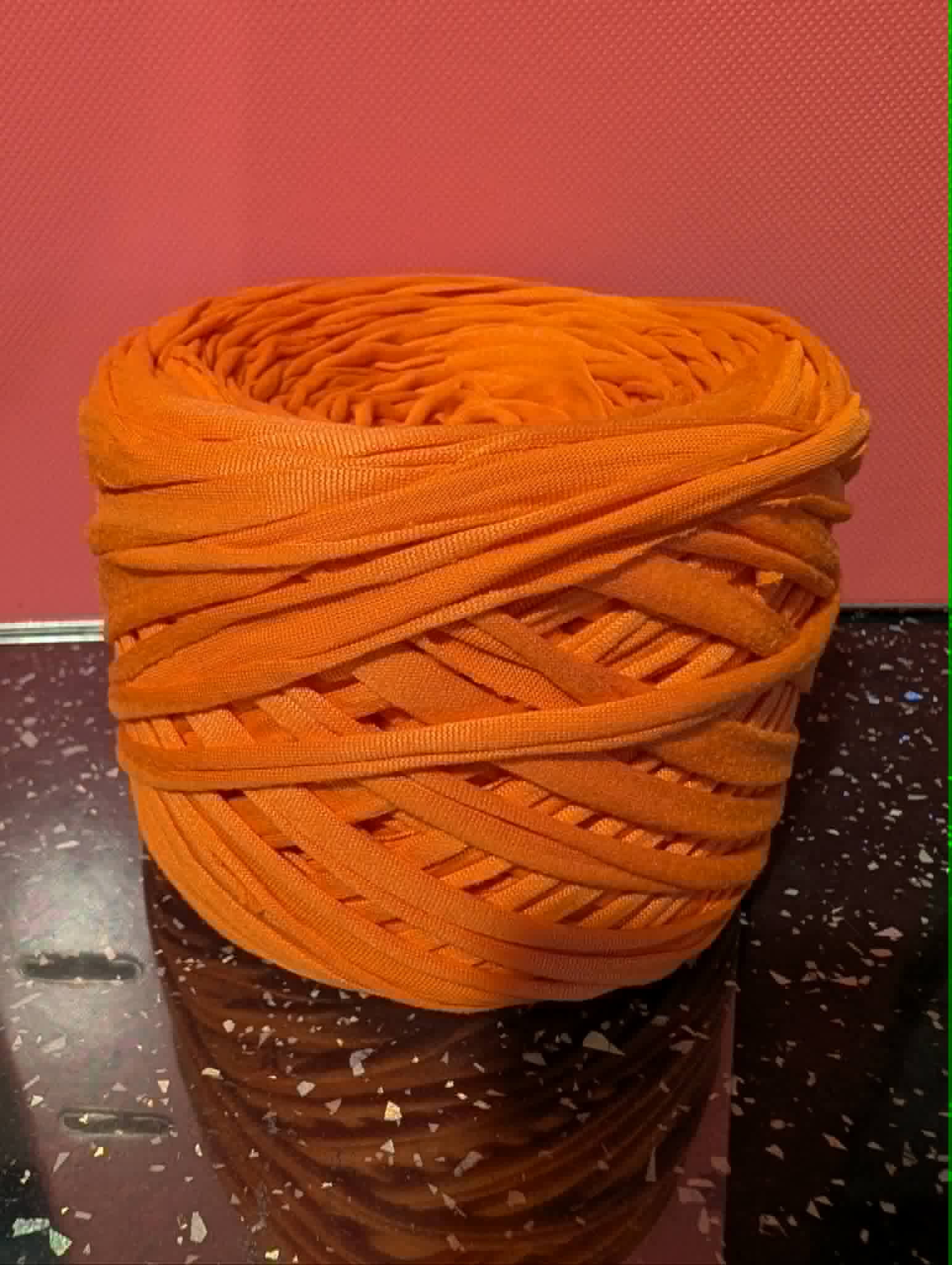 Orange T-shirt Yarn 84m brand new crochet