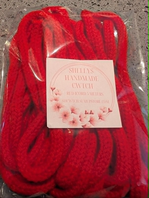 Brand New Red Icord Wire Art 5 meters