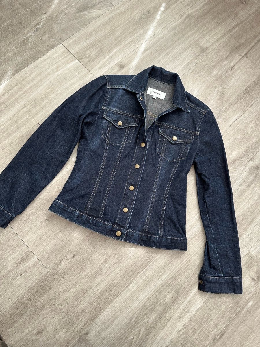 Vintage y2k Next Fitted Denim Jacket 10