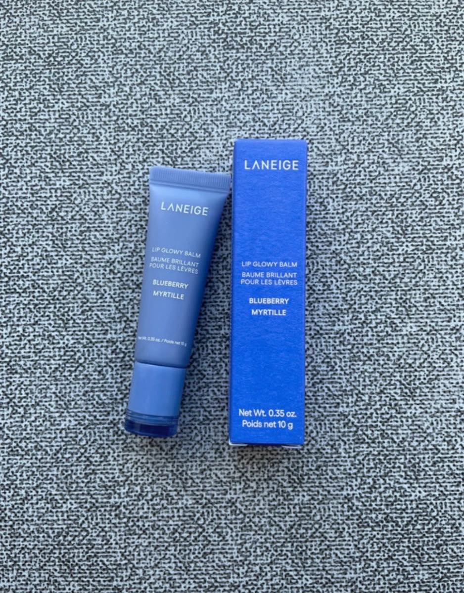 Laneige ~ Lip Glowy Balm ~ Blueberry ~ Full Size 10g ~ New In Box ~ Unopened