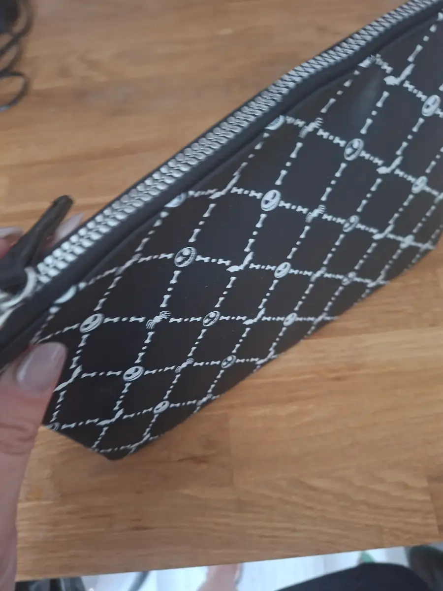 Disney makeup bag black zip up
