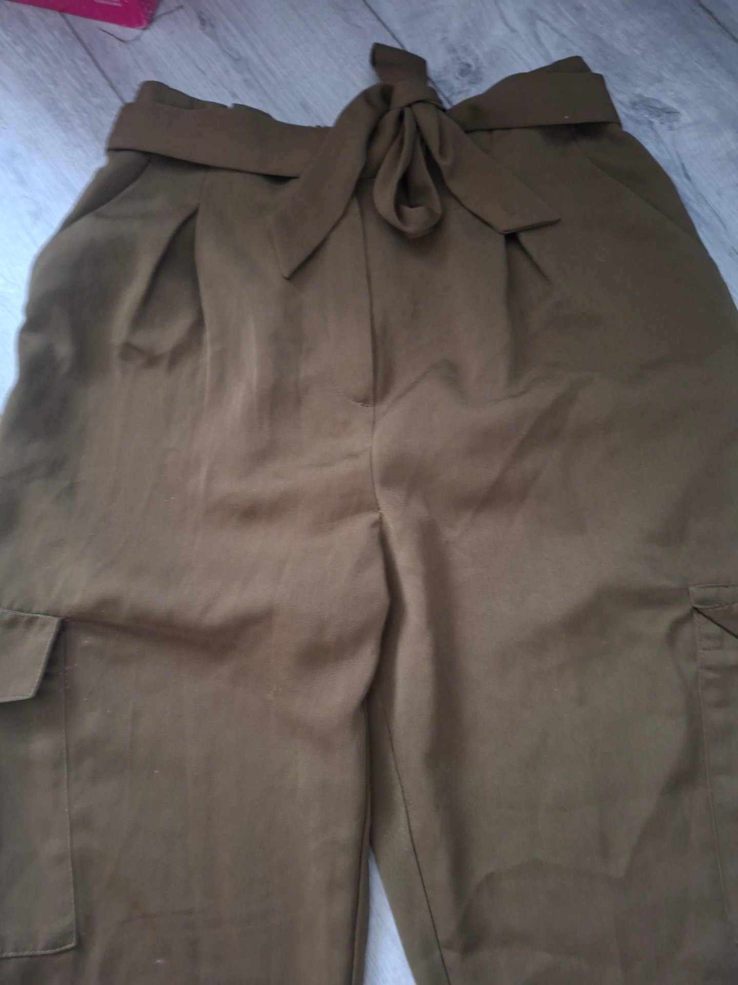 Primark cargo trousers green khaki colours size 12