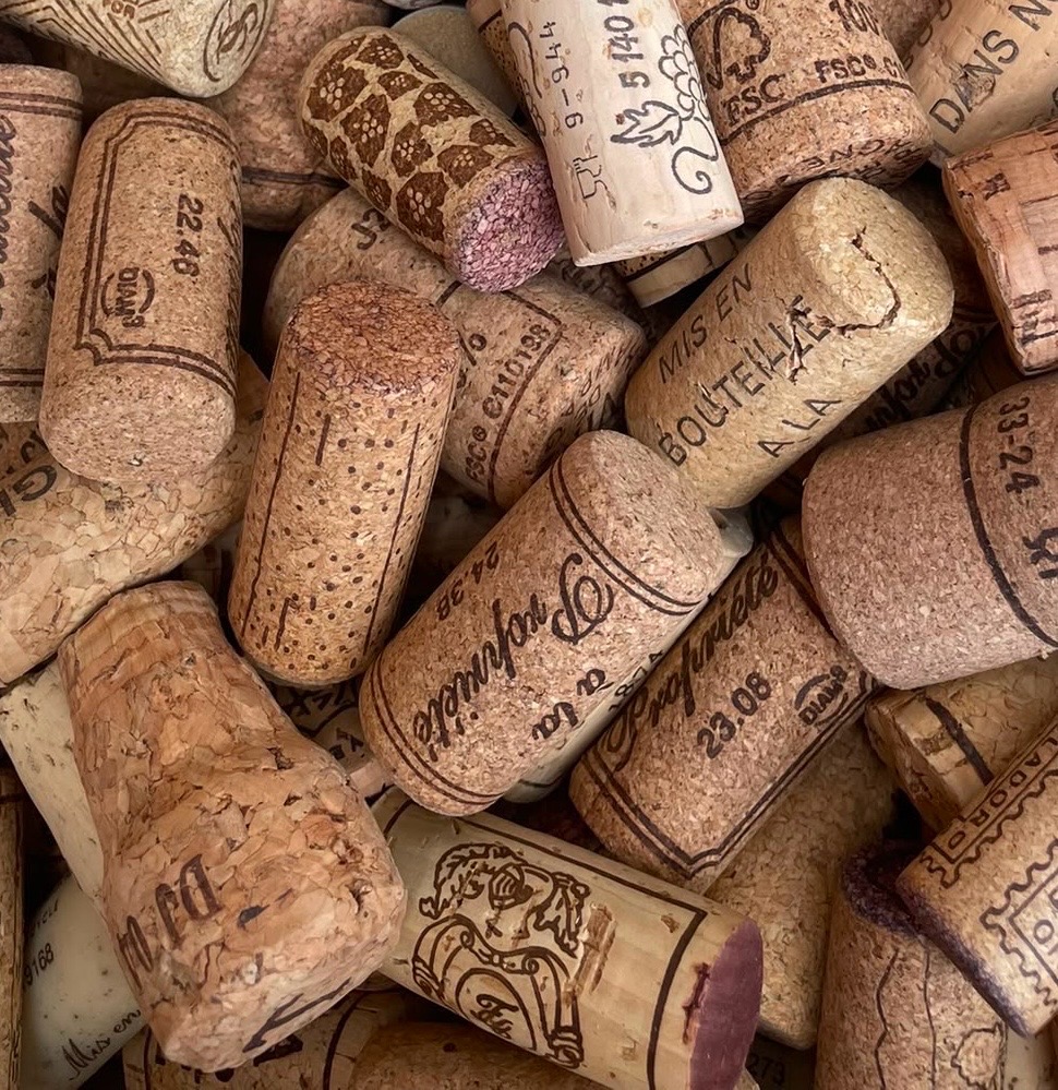 Large Lot of Natural Wine Corks - Crafting & Decor