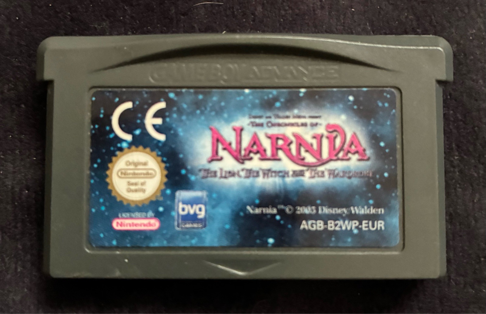 Nintendo Game Boy Advance Narnia Game Cartridge