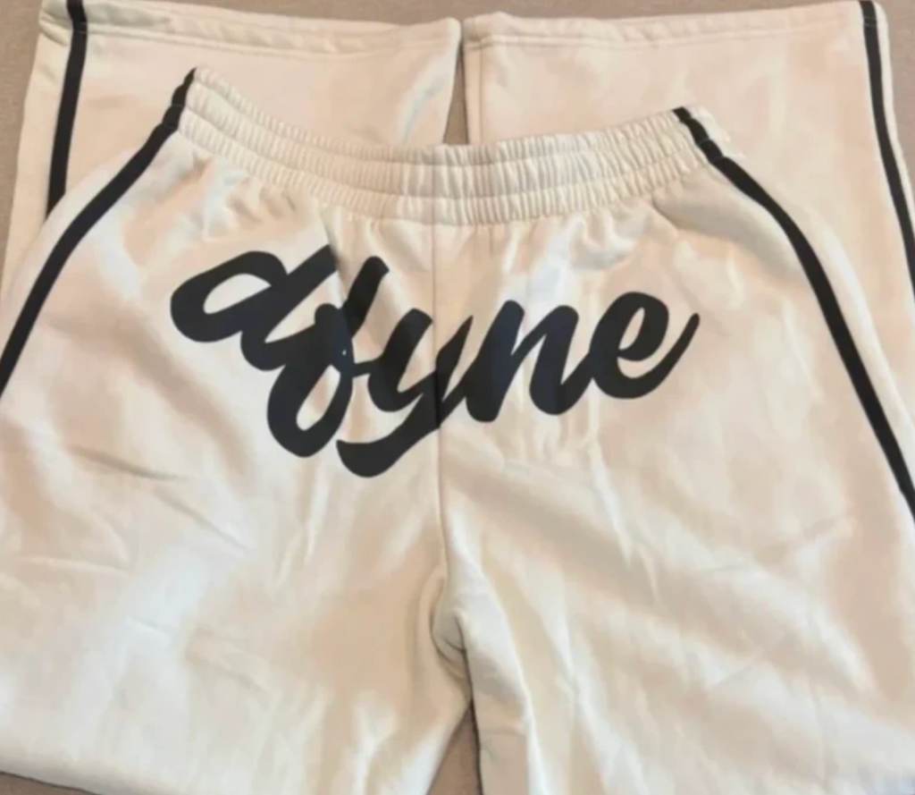 Dfyne 4th Birthday Joggers - Cream/Black