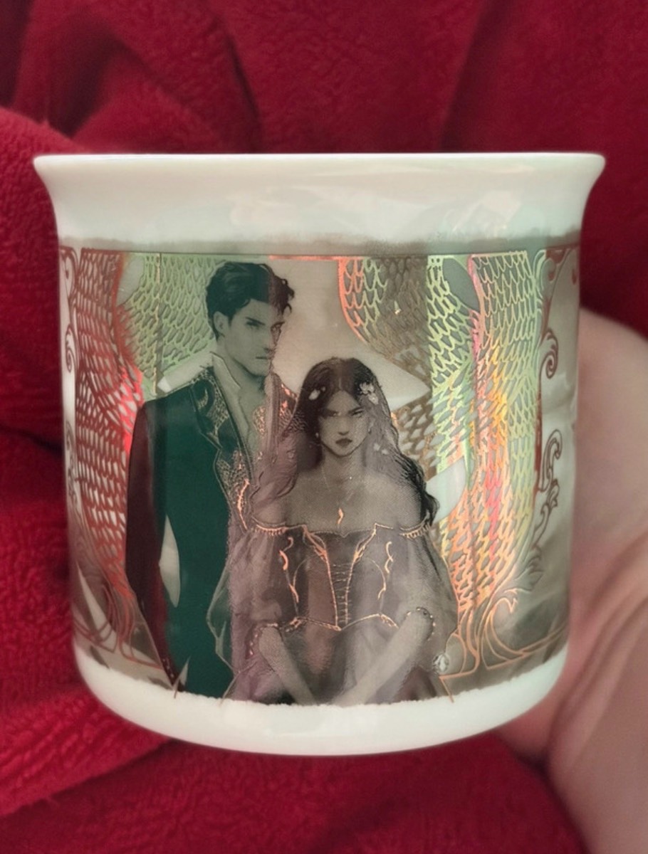 Fairyloot exclusive kingdom of the wicked foild mug 12oz