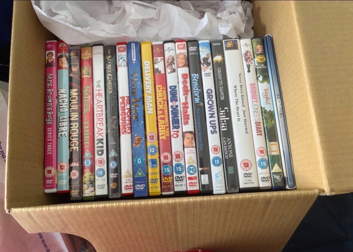 19 mixed DVDs