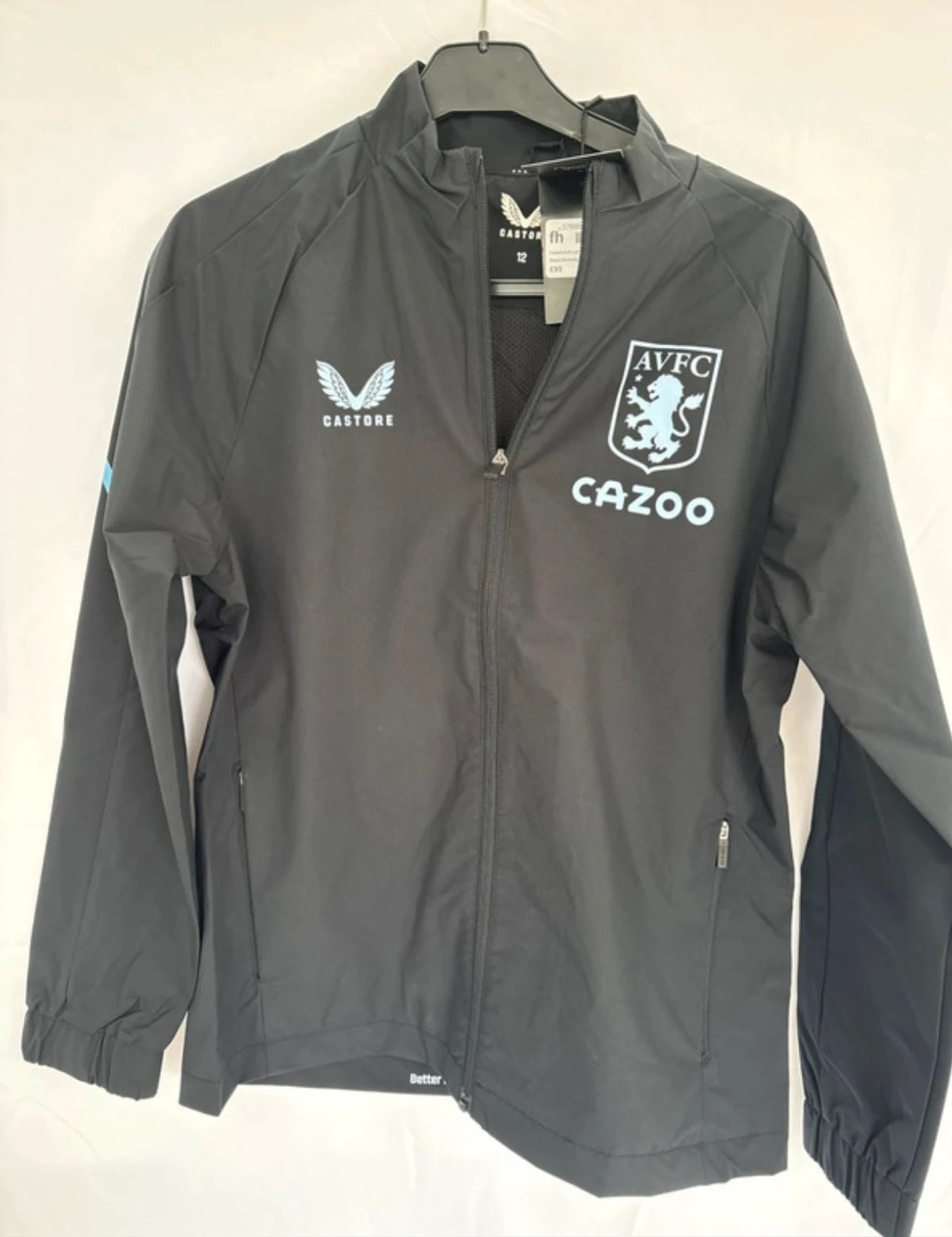 Castore Aston Villa Lightweight Training Jacket in women's size 12