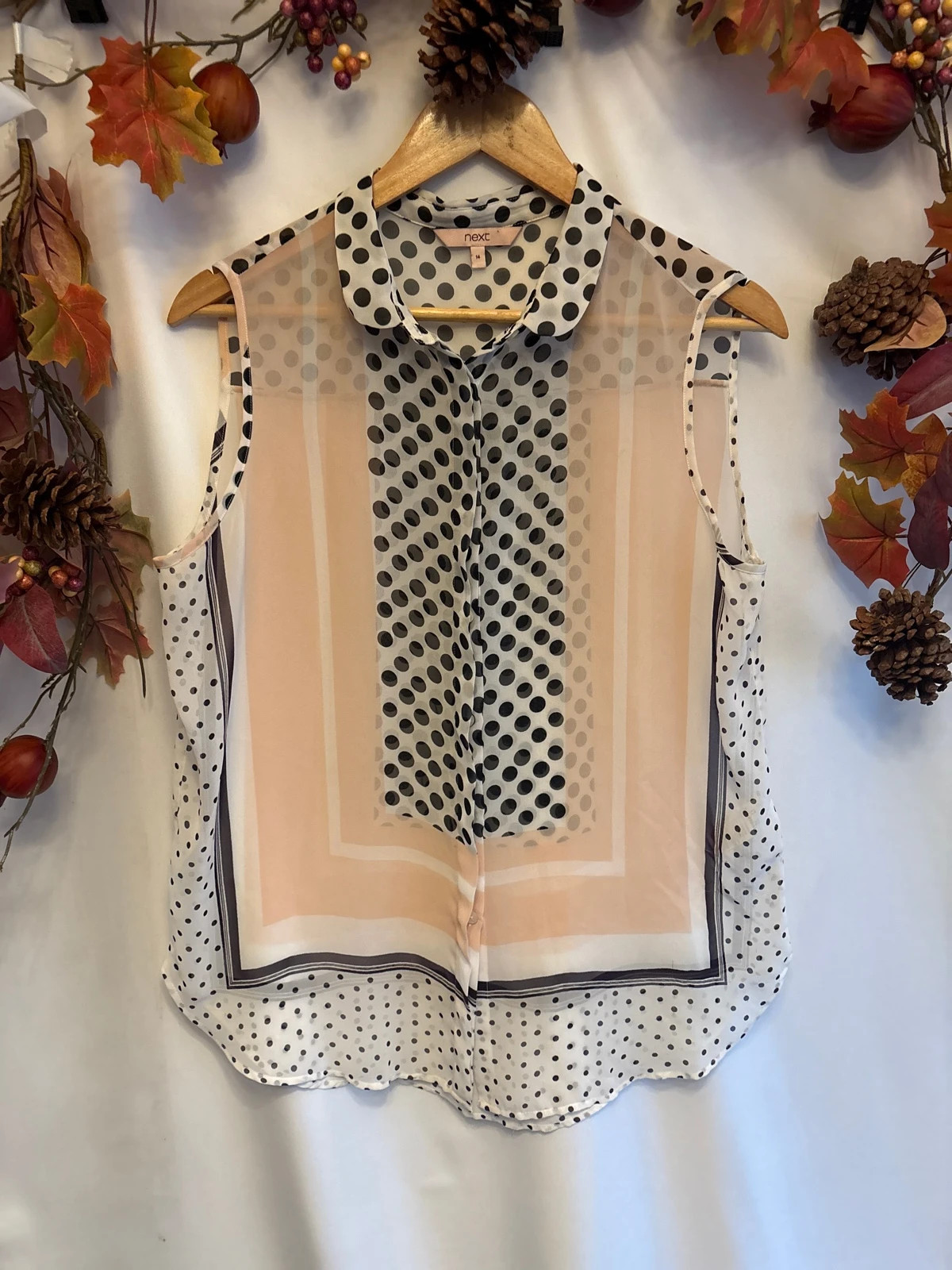 Next sleeveless blouse size 14