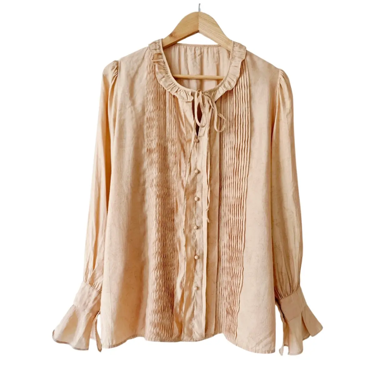 Super Soft Cottagecore Ruffle Blouse size 10-12