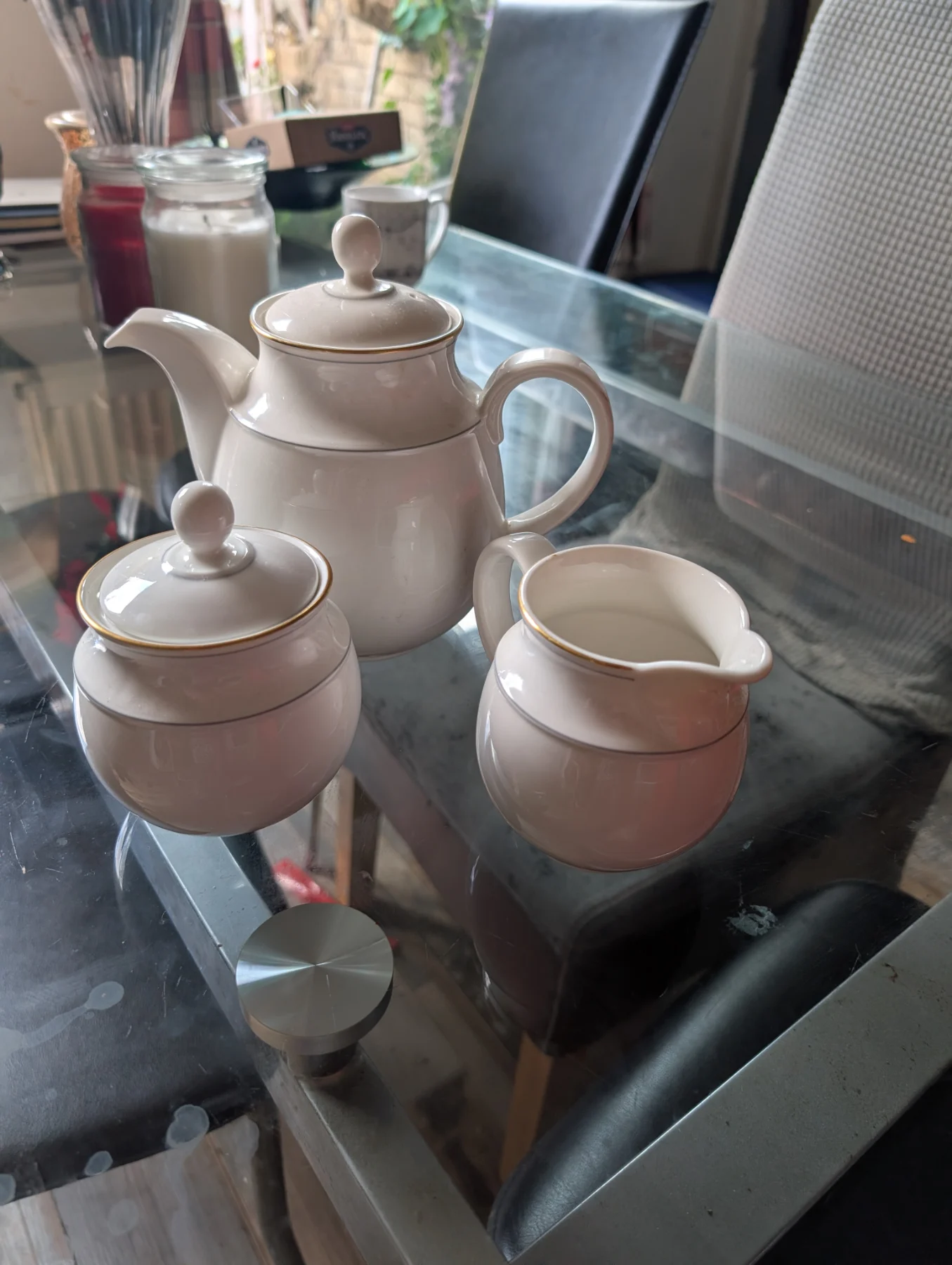 St Michael bone china coffee set vintage