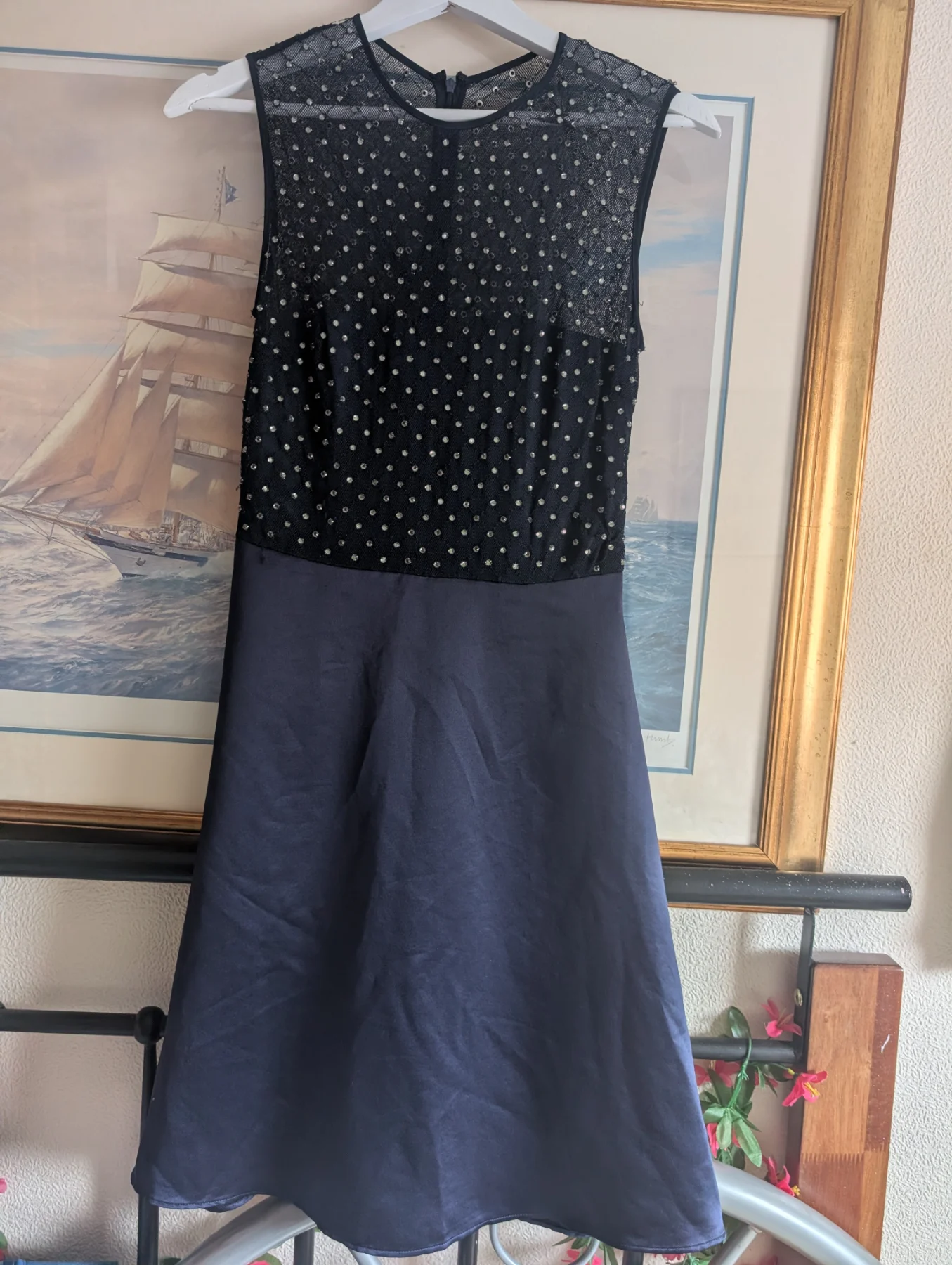Reiss special occasion / party dress navy blue