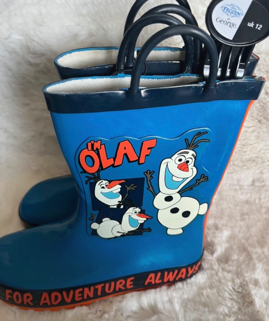 Children's Frozen Olaf Wellies, Size 12
