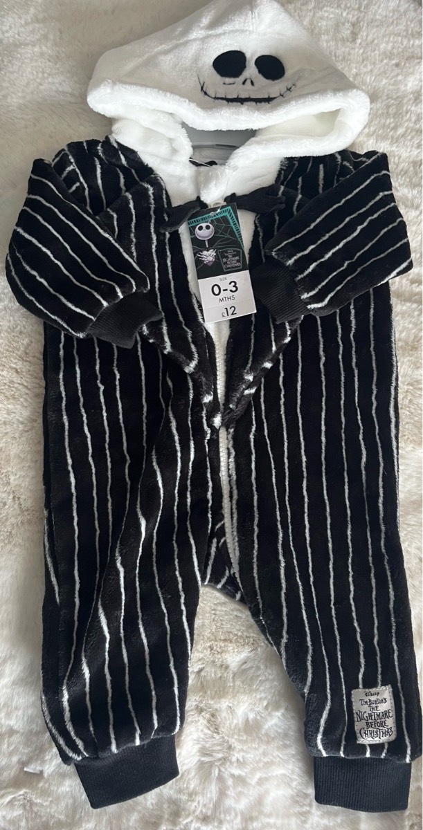 Baby Nightmare Before Christmas All in 1, Age 0-3 months
