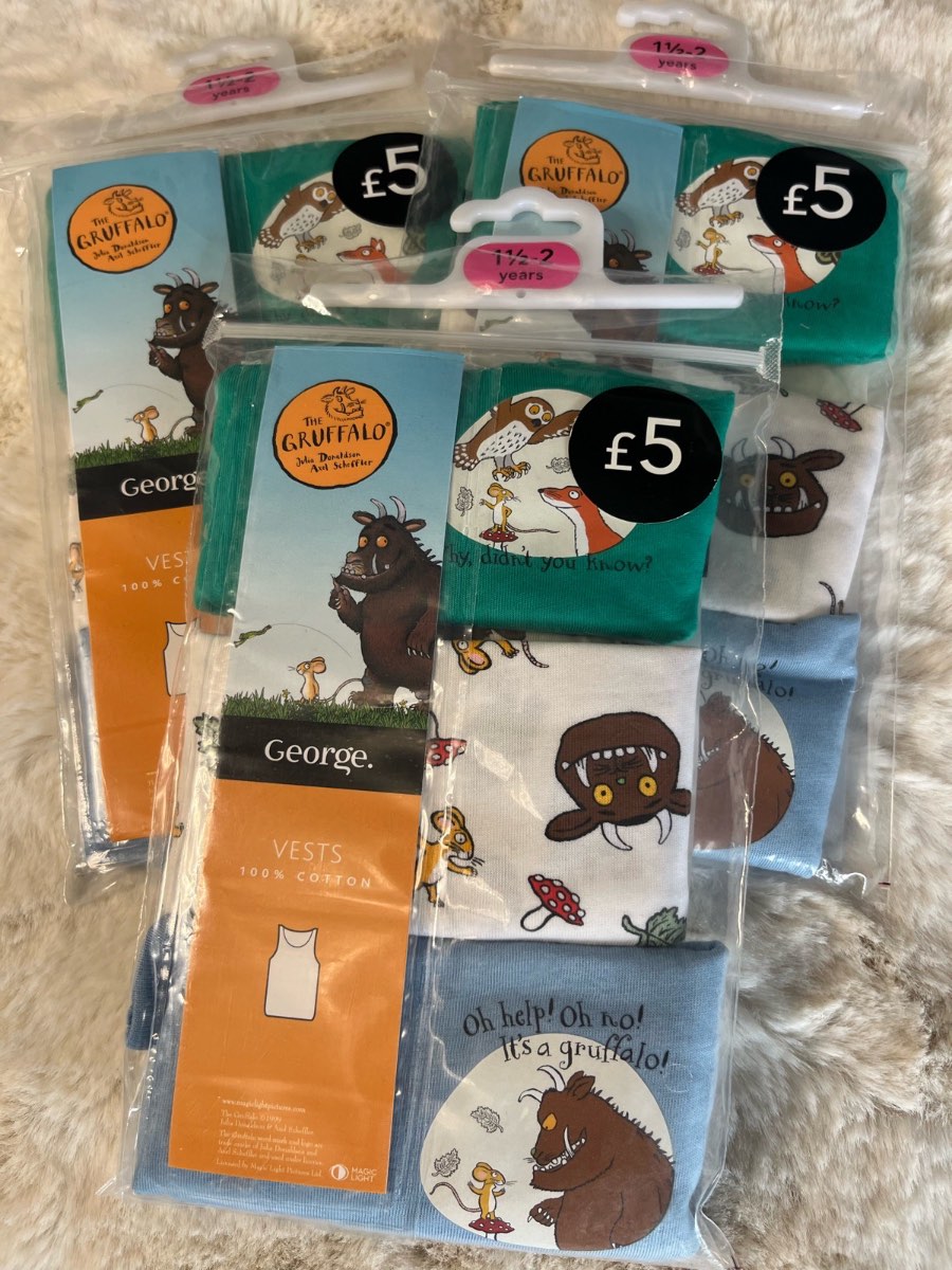 Children’s The Gruffalo vest Bundle, 18-24 months