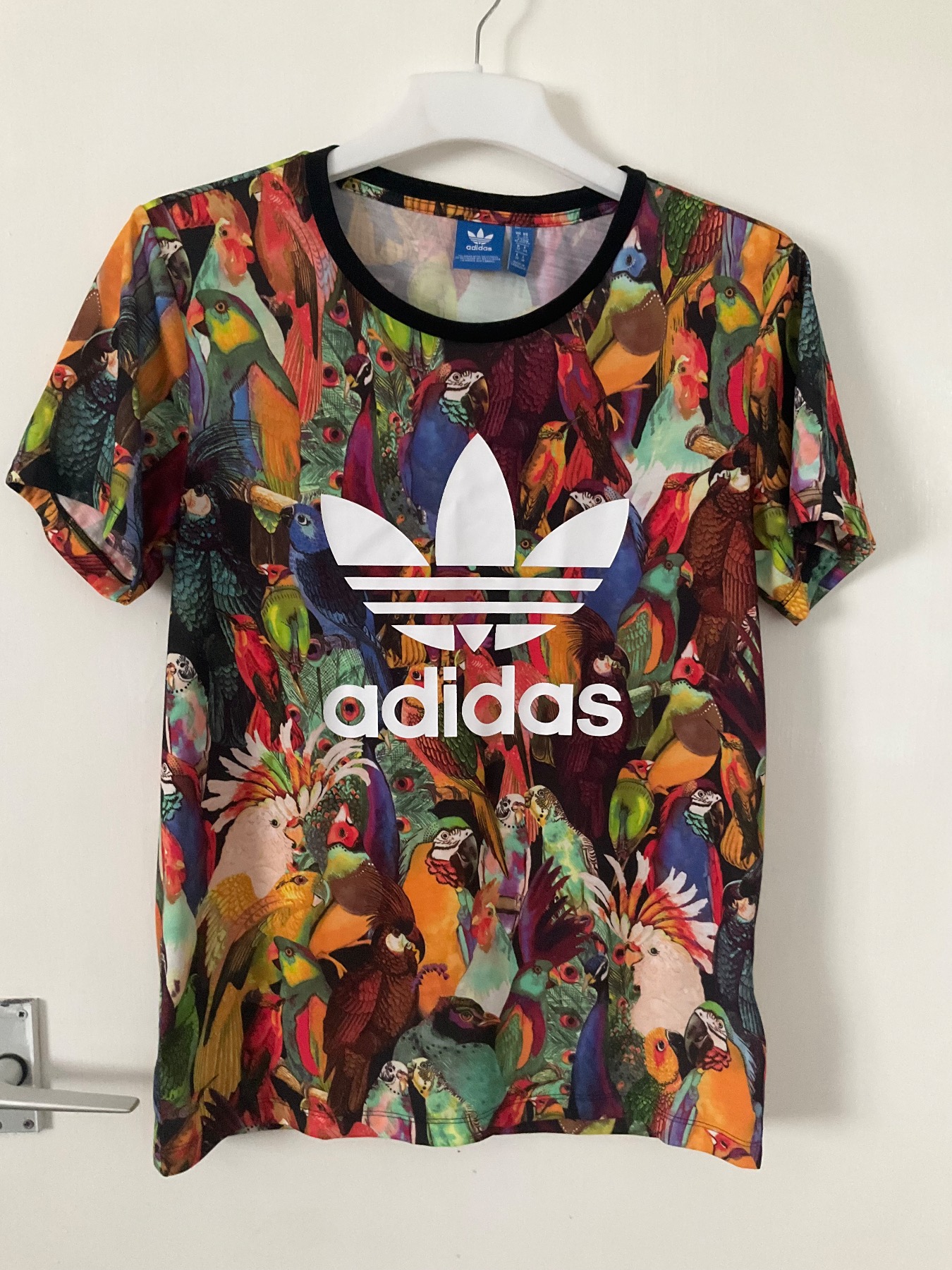 Adidas farm Rio bird's design ladies t shirt top