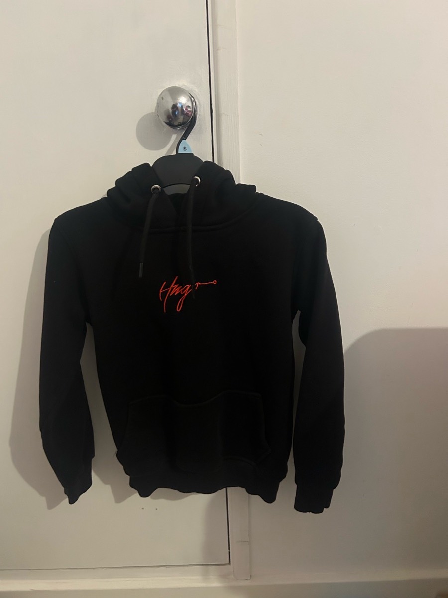 Unbranded 11/12 Year Olds Black Hoodie