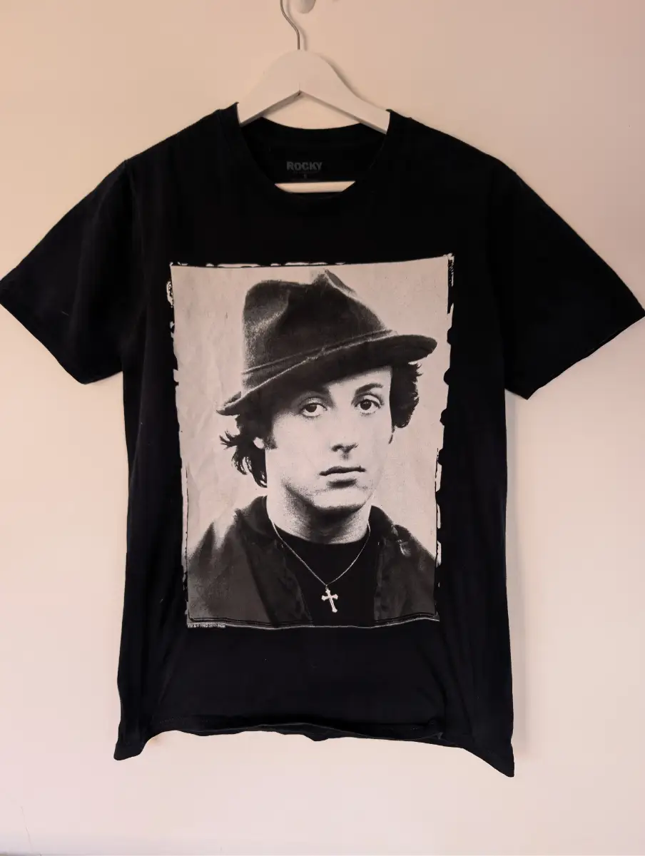 Officially Licensed Rocky Balboa Sylvester Stallone Graphic T-Shirt – Size Small