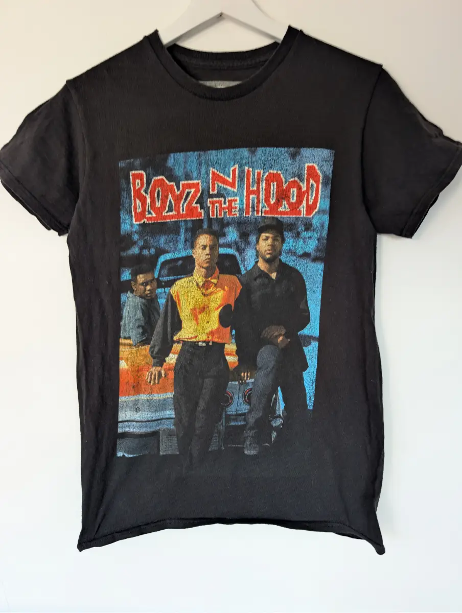 Boyz N The Hood Movie Graphic T-Shirt | Size Small | Black | Vintage Style | 90s Hip Hop Film Tee