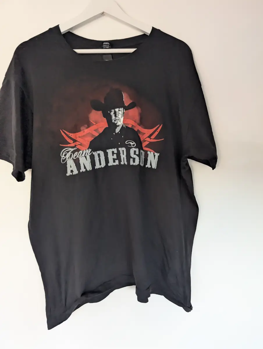 Anderson "Road To The Horse" Graphic T-Shirt – XL – Black Country Music Tee