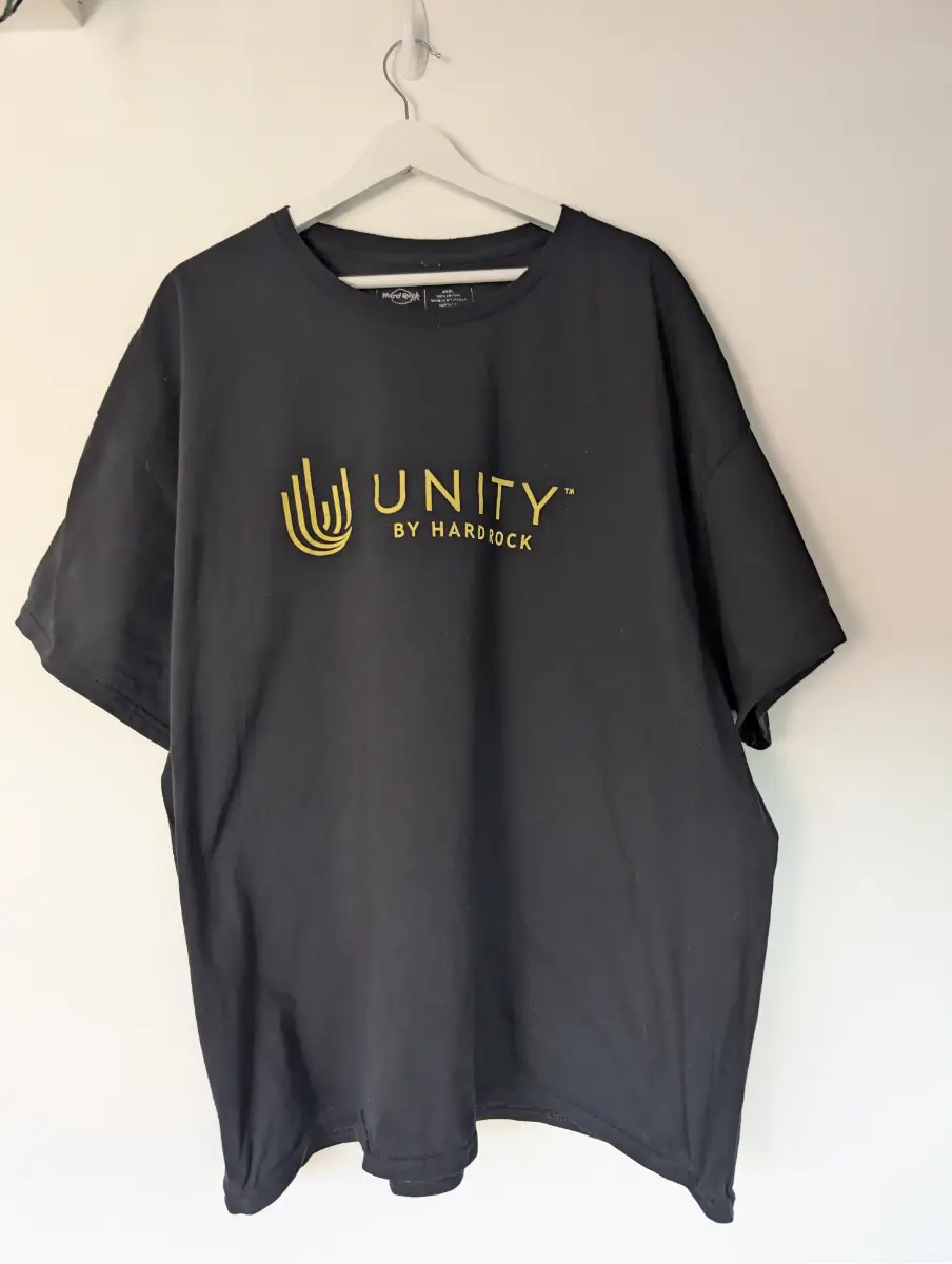 Unity by Hard Rock Men's 3XL Black T-Shirt | Hard Rock Cafe Graphic Tee