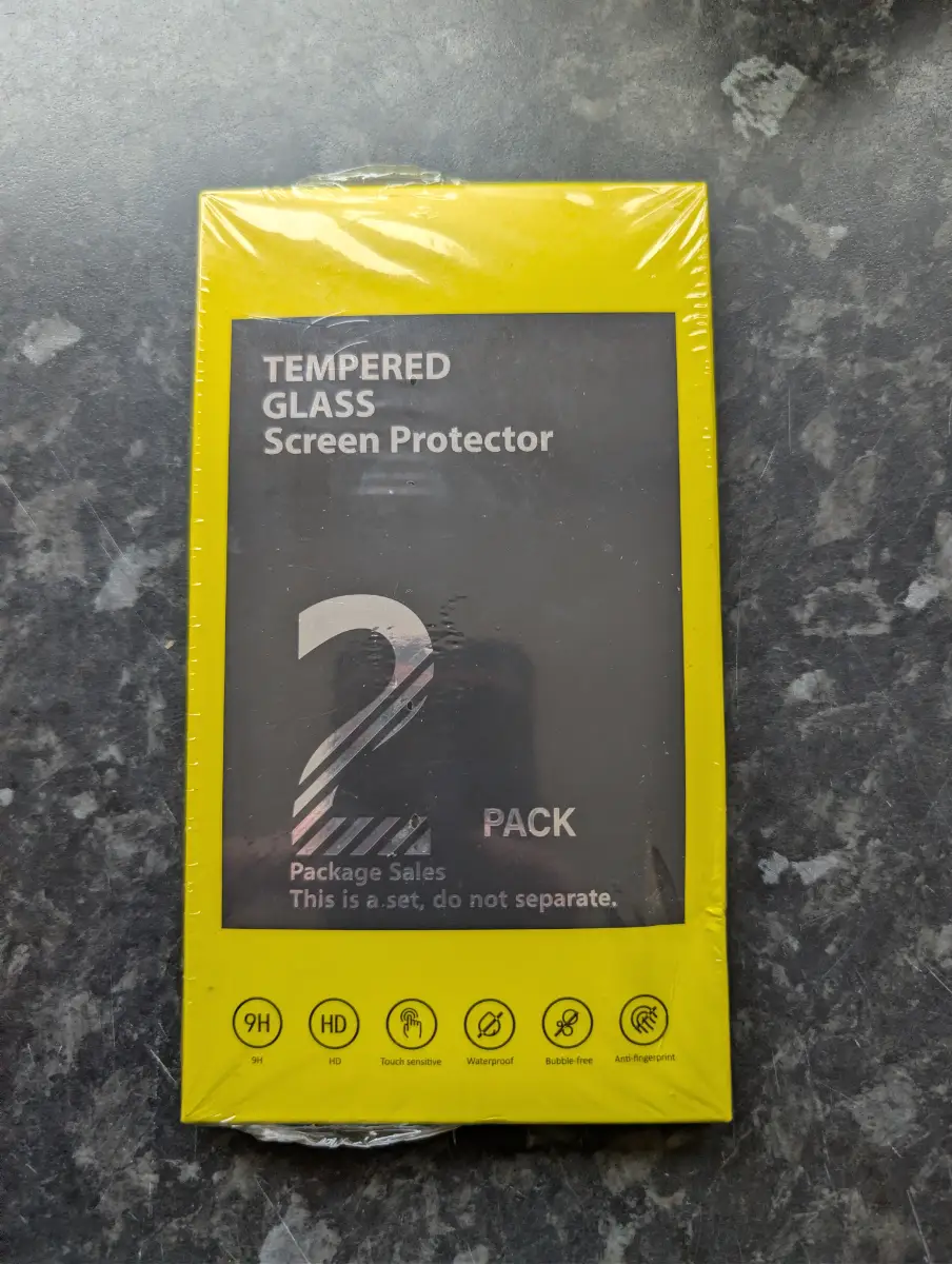 iPhone 15 Tempered Glass Screen Protector 2-Pack | 9H HD Clear | Brand New & Sealed