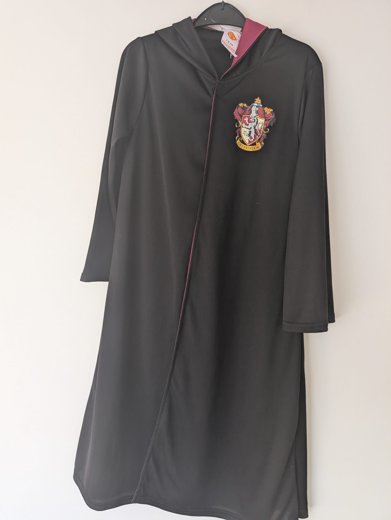 Harry Potter Gryffindor Robe Fancy Dress Costume Age 7-8 Years Rubies Hogwarts Cloak